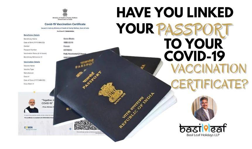 Have you linked your passport to your COVID vaccination certificate