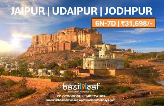 Rajasthan Royal Triangle: Jaipur, Jodhpur & Udaipur Tour