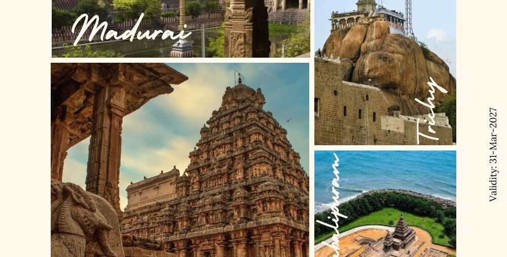 Temple Tour of Tamil Nadu – Spiritual & Cultural Journey in South India